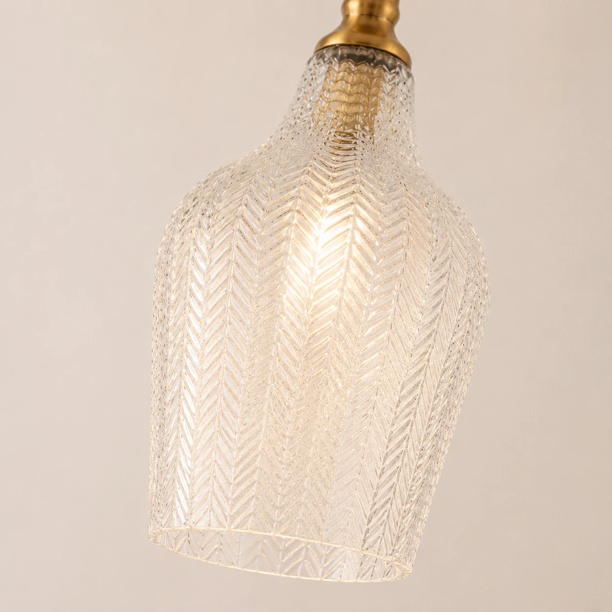 Beleuchteter Benoit Glasschirm