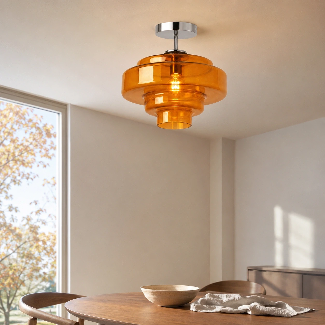 Ivon Modern Bauhaus Macaron Multi Layer Ceiling Light