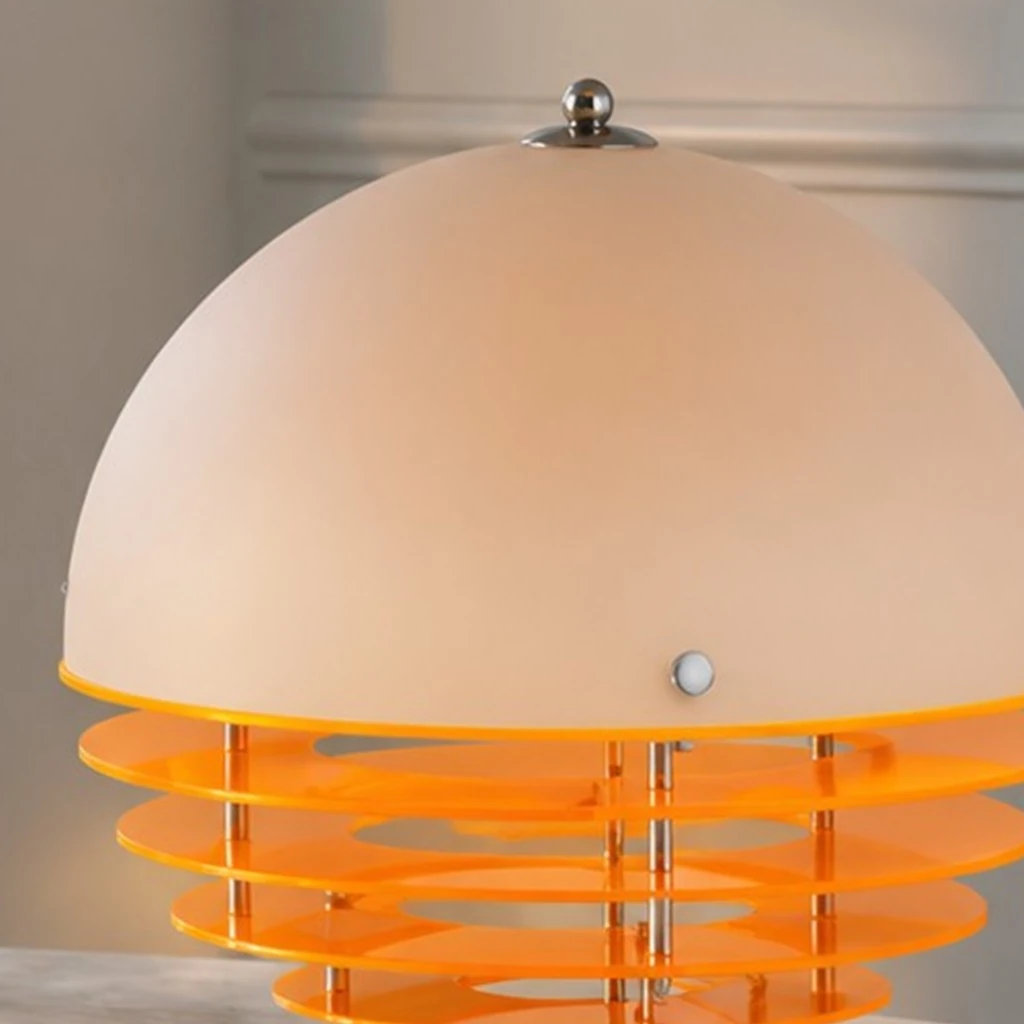 Harold Bauhaus Sunset Glass Table Lamp