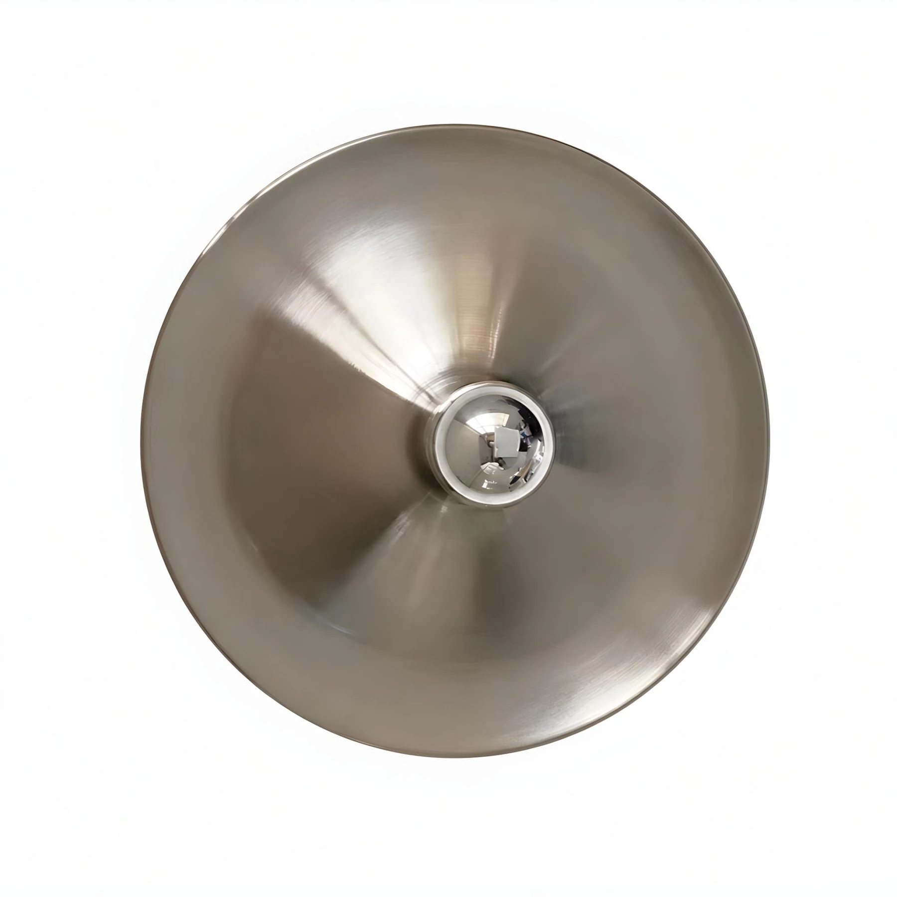 Rupert Bauhaus Disc Round Wall Sconce flat chrome