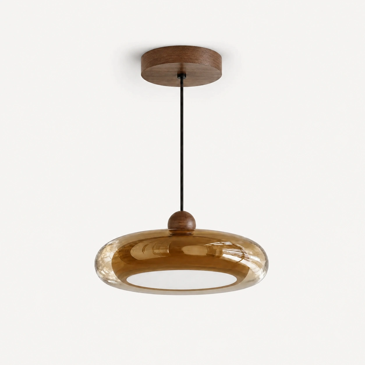 Amber walnut Prismya pendant