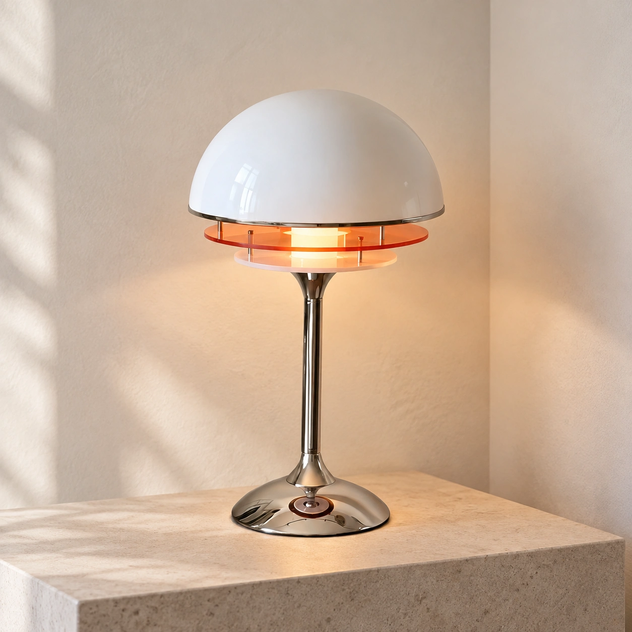 White Harold table lamp