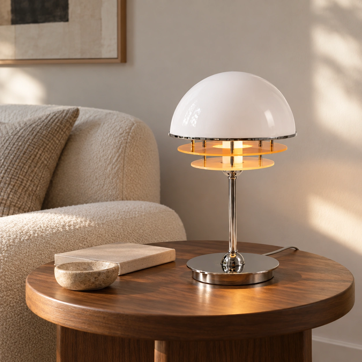 Harold Bauhaus Acrylic Sunset Table Lamp image 5