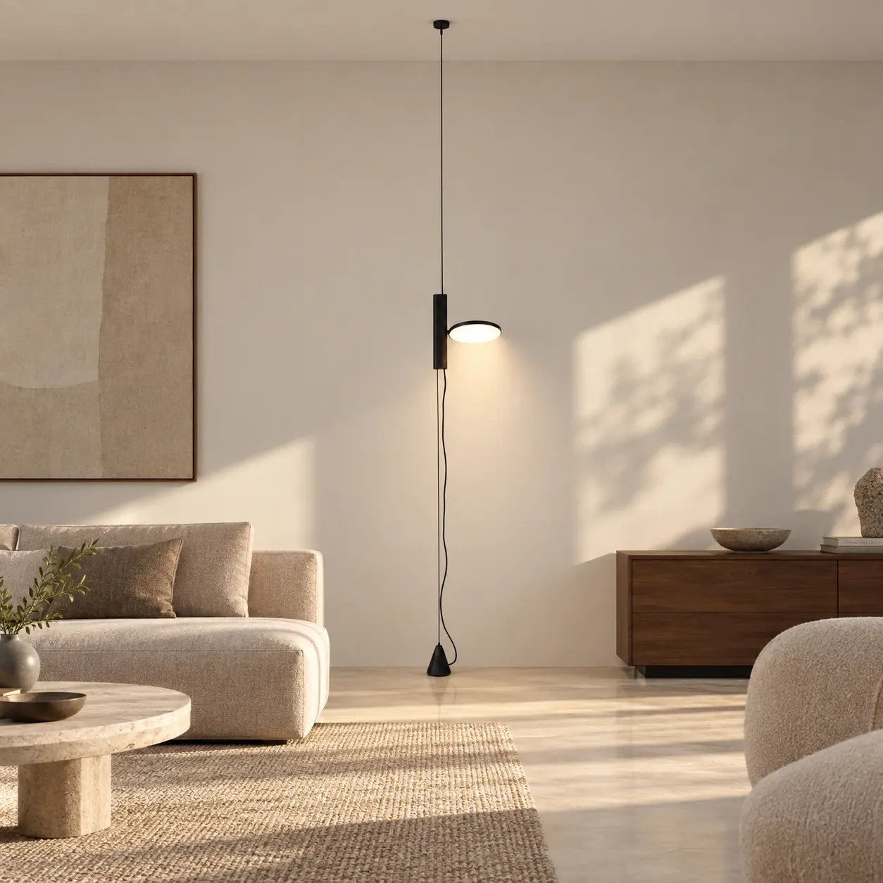 Dieter Minimalist Linear Adjustable Floor Lamp