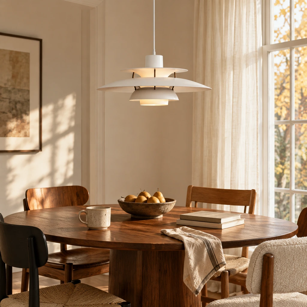 Scandinavian pendant lamp autumn lifestyle 2