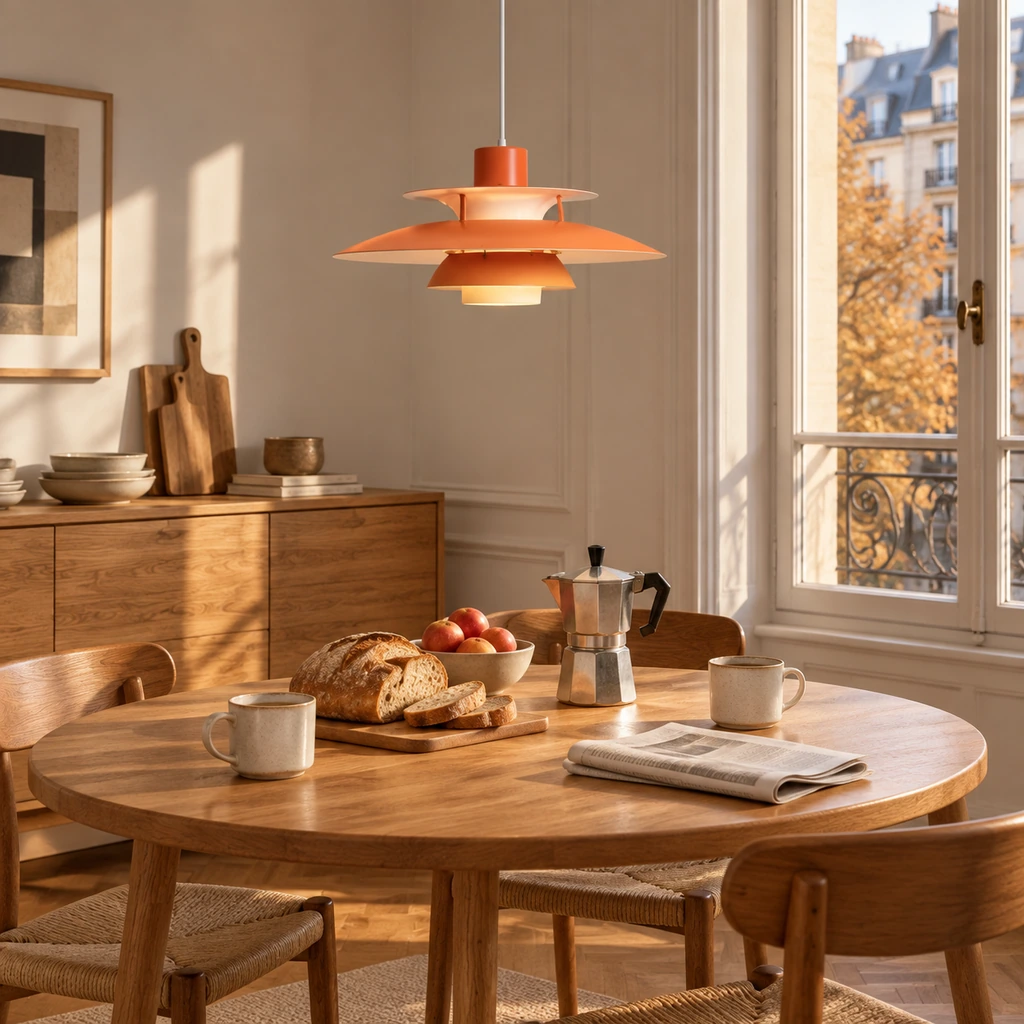 Scandinavian pendant lamp autumn lifestyle 1