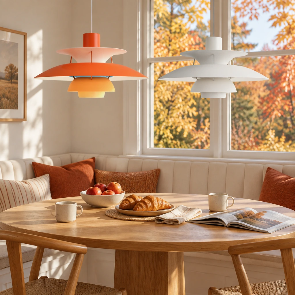 Scandinavian pendant lamp autumn lifestyle 3