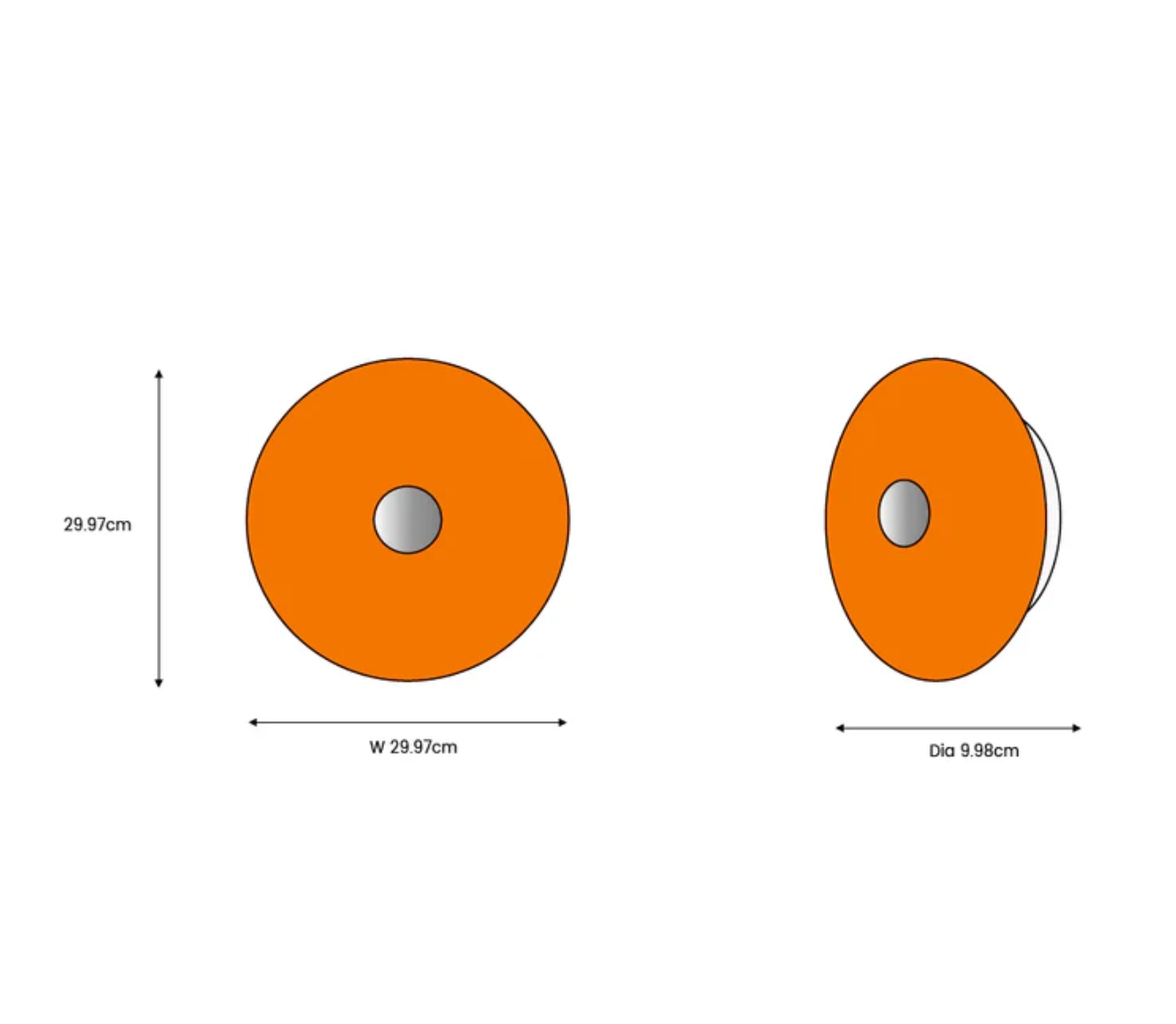 Gunnar lamp dimensions