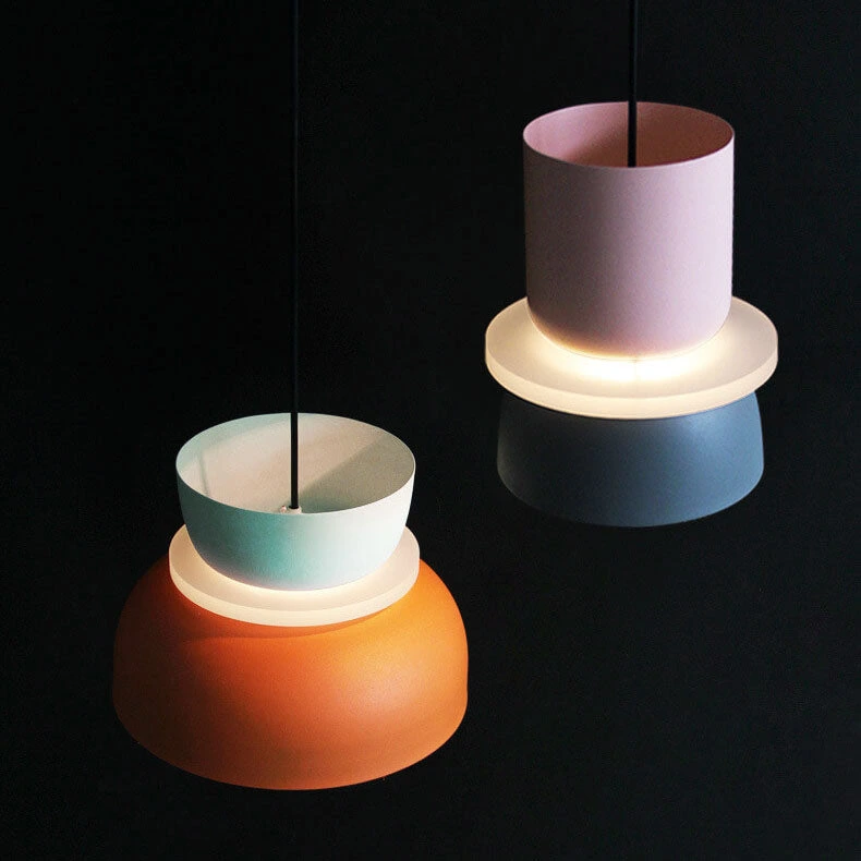 Layered color-block shade