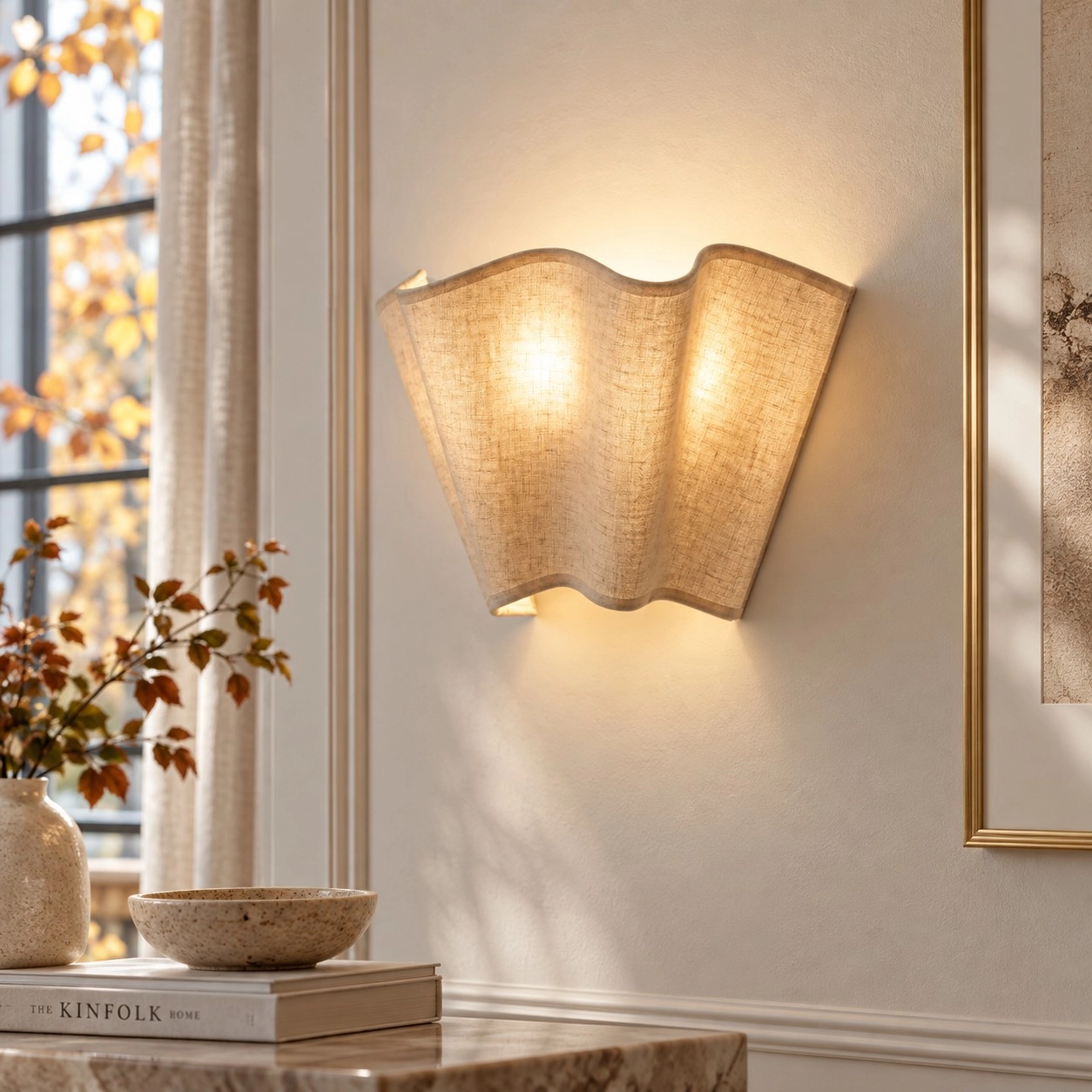 Porcelain flush mount lifestyle scene