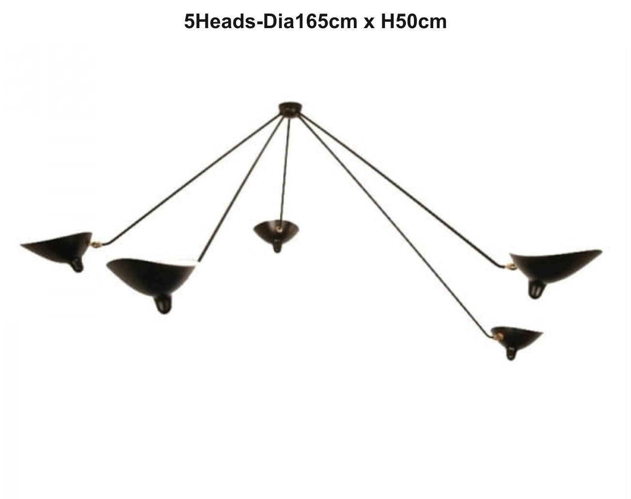 Ceiling light size chart 3