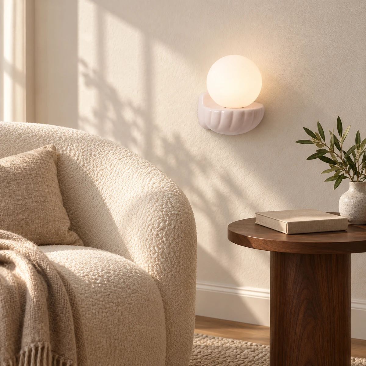 Basil Nordic Colorful Orb Ceramics Wall Lamp image 4