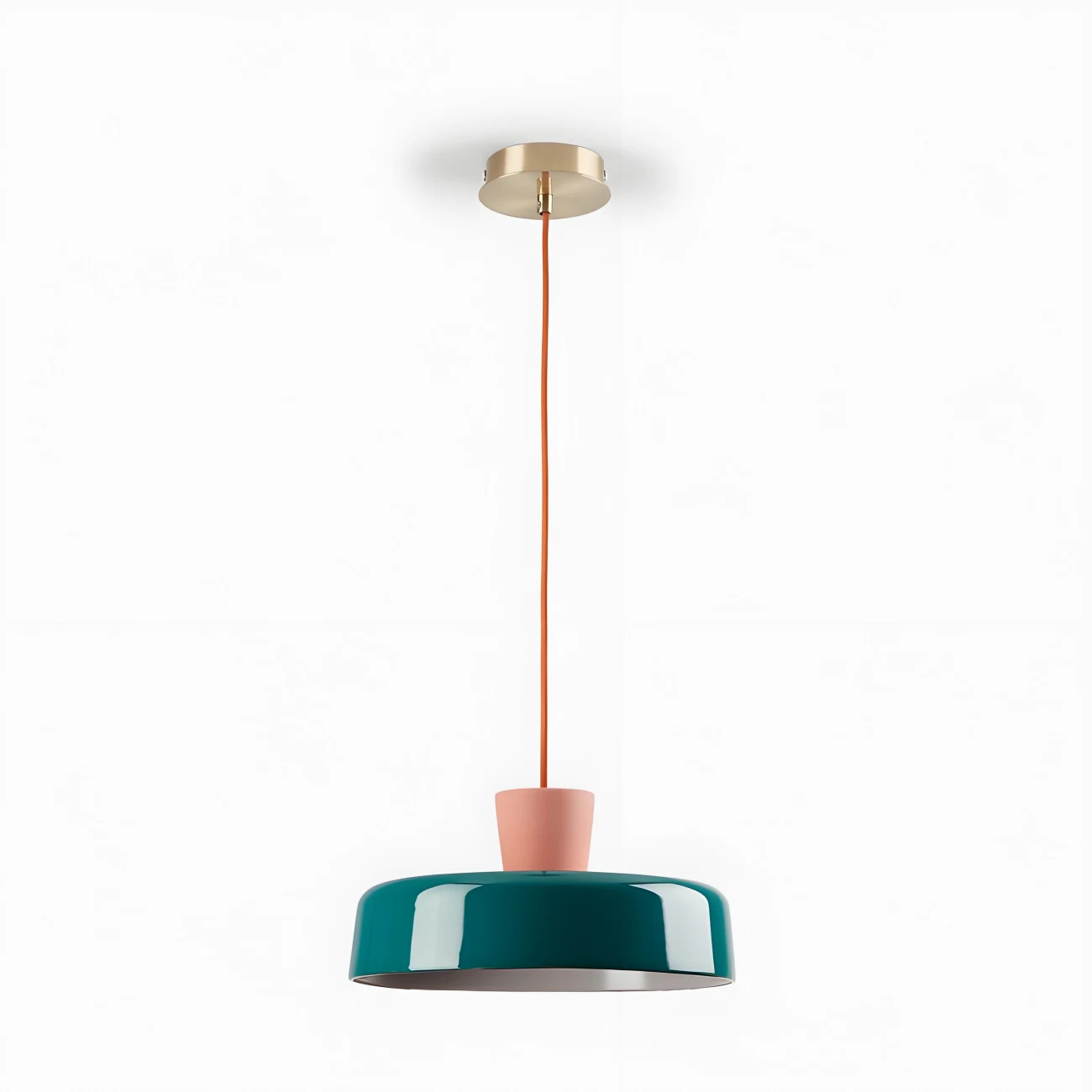 Peacock Blue finish option for Suki pendant light