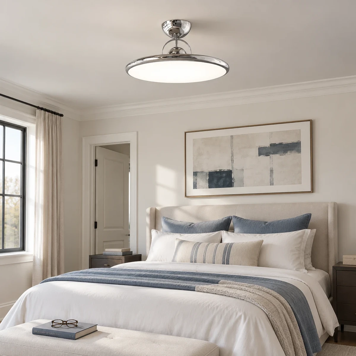 Letizia Modern Disc LED Ceiling Light
