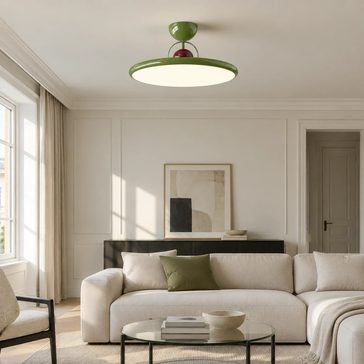 Letizia Modern Disc LED Ceiling Light image 3