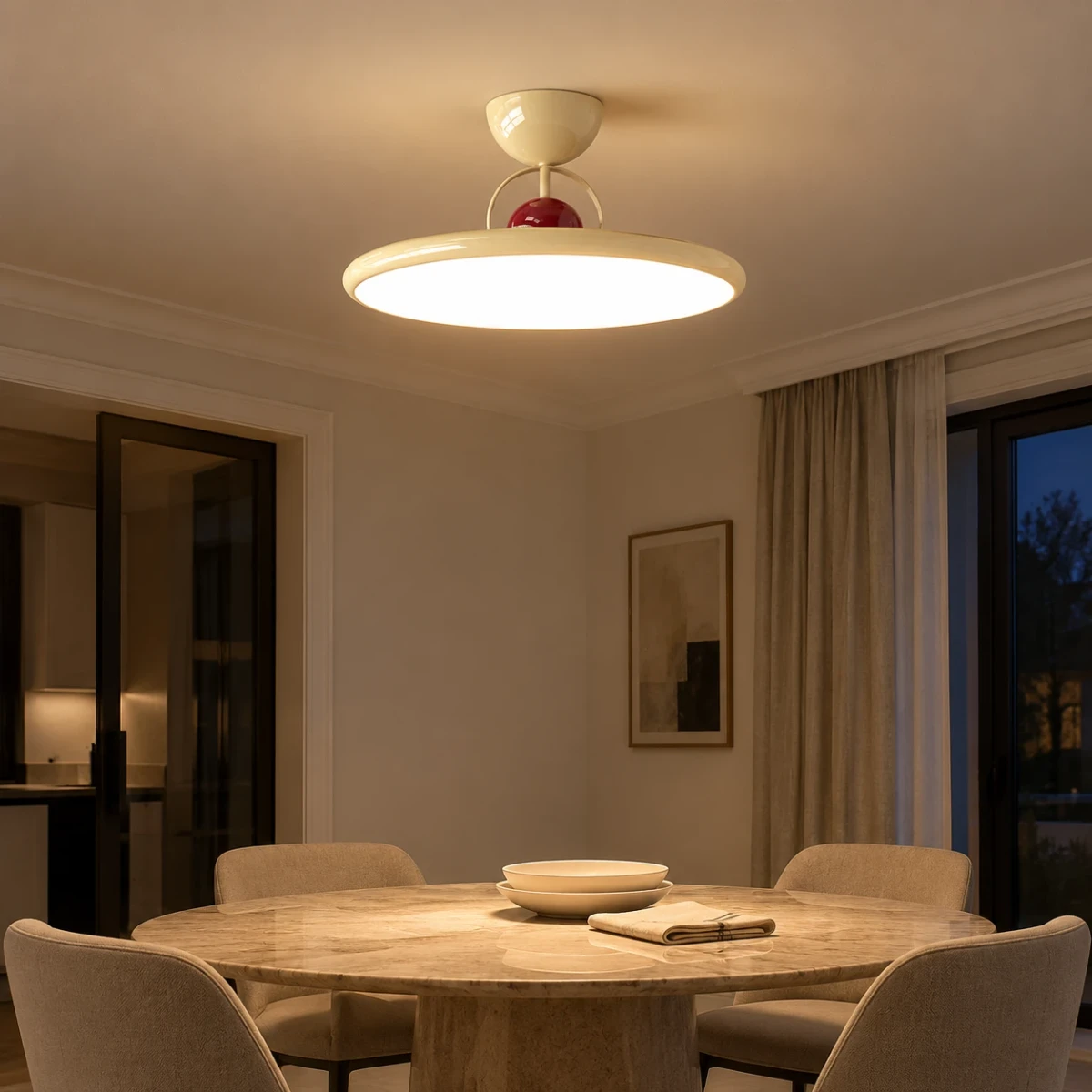 Letizia Modern Disc LED Ceiling Light image 8