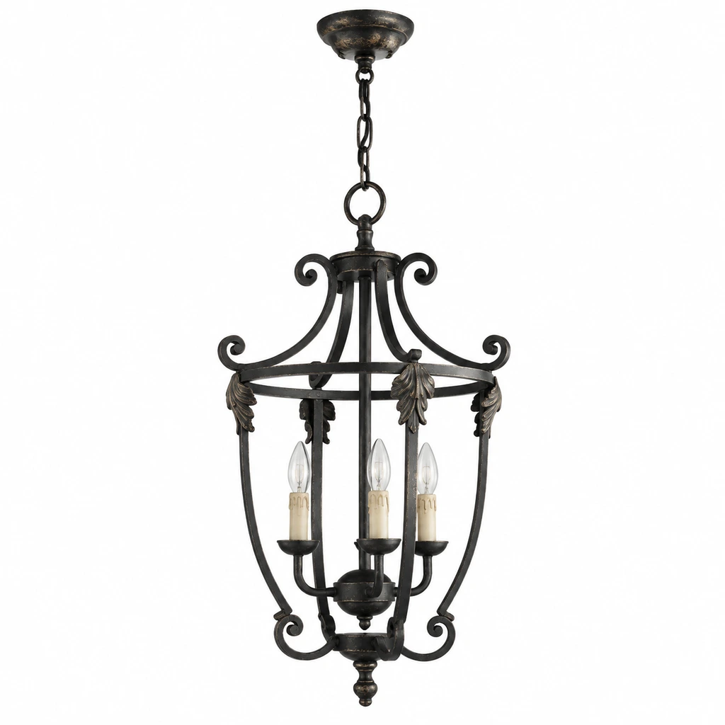 Harrow chandelier in a tall boutique hotel stair lobby