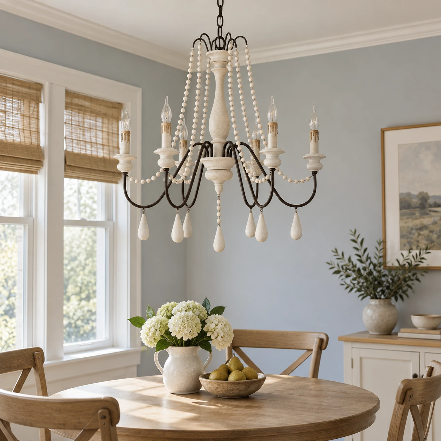 Scene · Vintage White Breakfast Nook