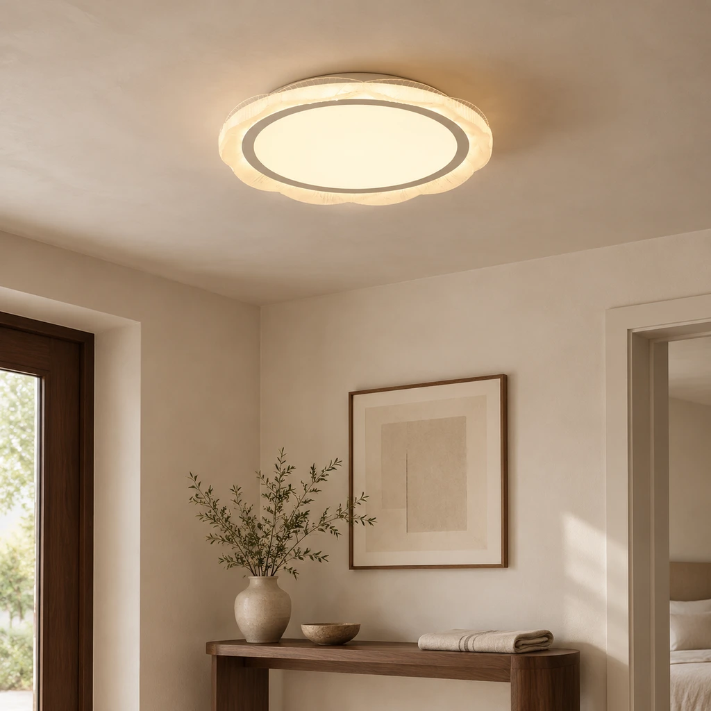 Luca ceiling light in a boutique guest room