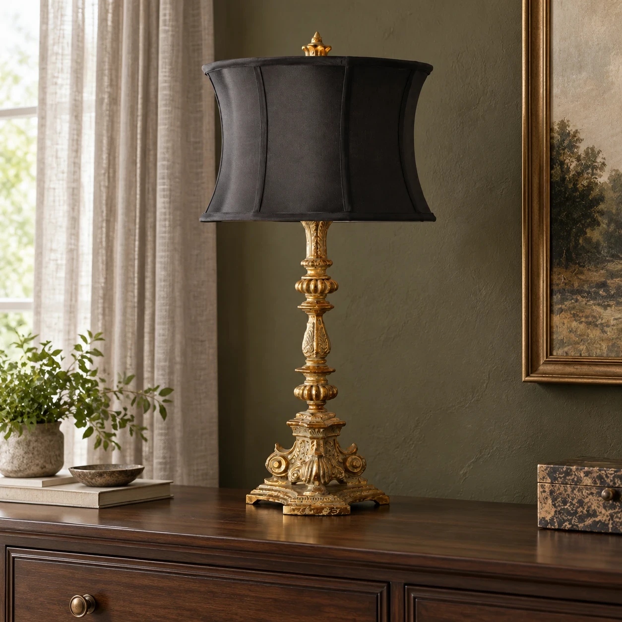Black Shade table lamp gallery image