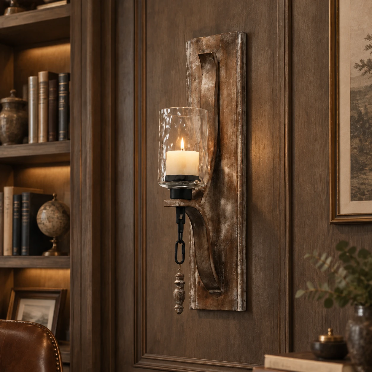 Elowen carved wood wall accent product image BDK-086-01-scene-05