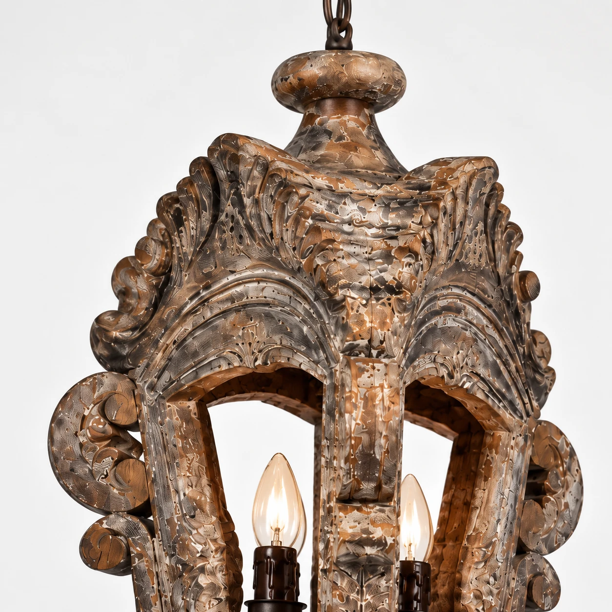 Detail · carved lantern relief