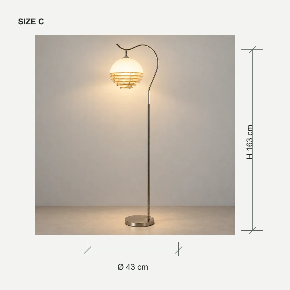 Calvero Size C: diameter 43 cm, height 163 cm
