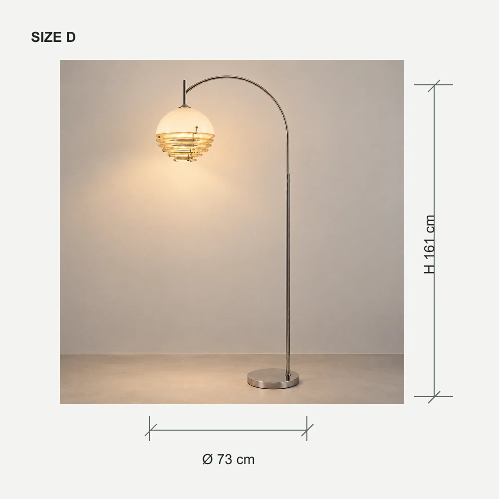 Calvero Size D: diameter 73 cm, height 161 cm