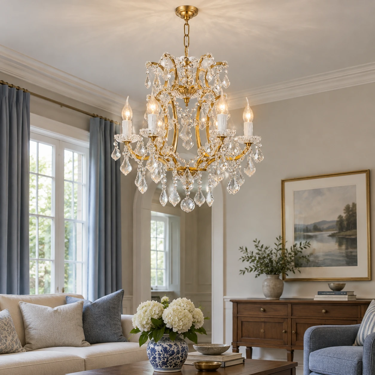 Scene · 6-Light Traditional Living Room