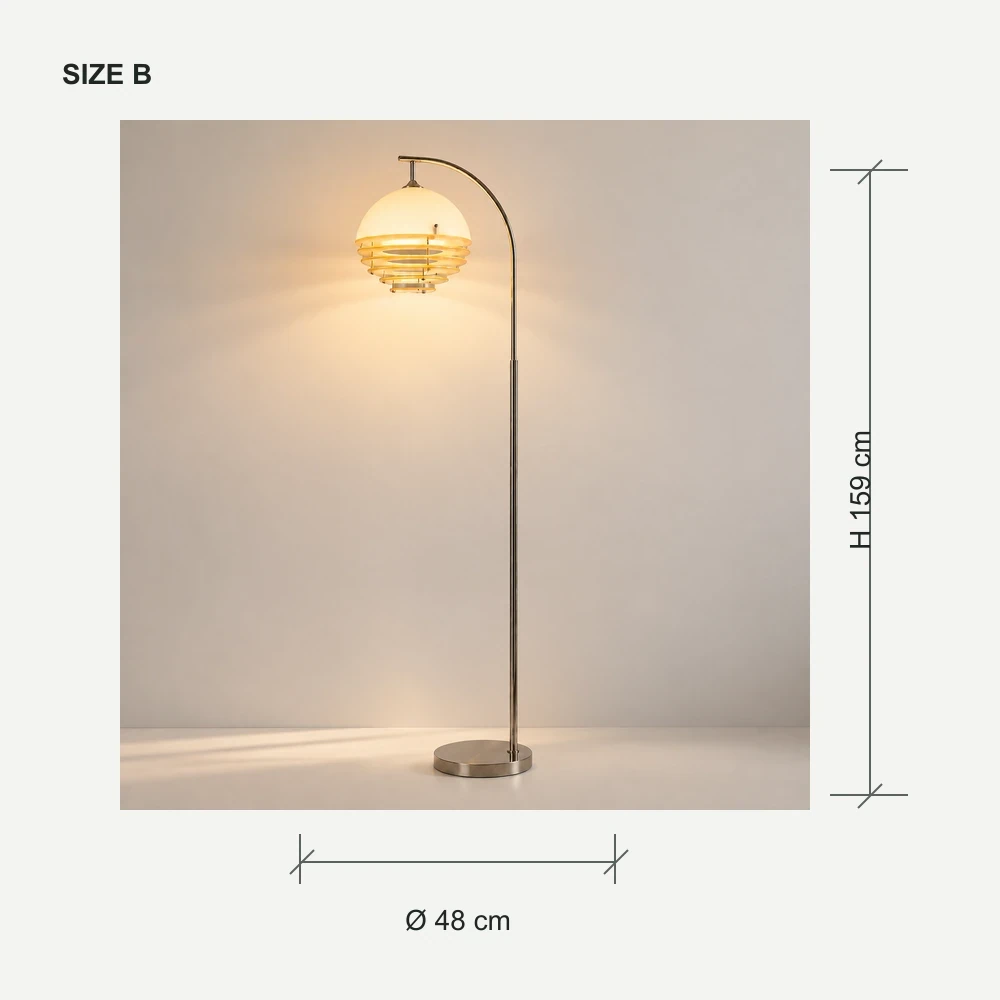 Calvero Size B: diameter 48 cm, height 159 cm