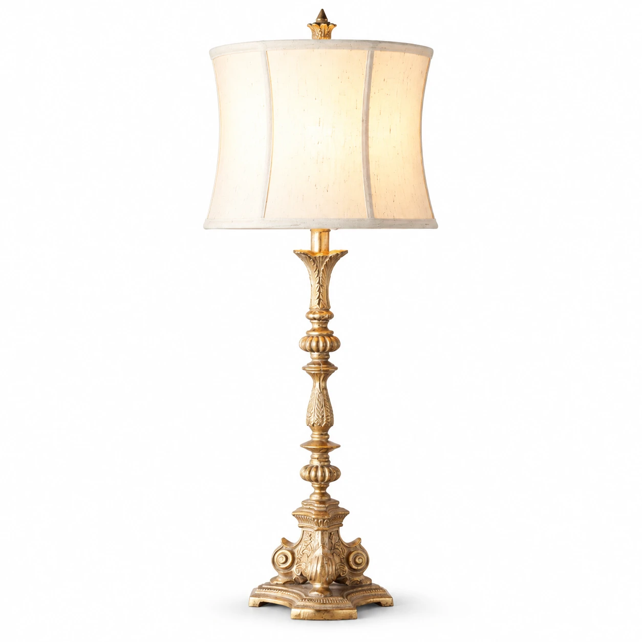 Ivory Shade table lamp sku white background image