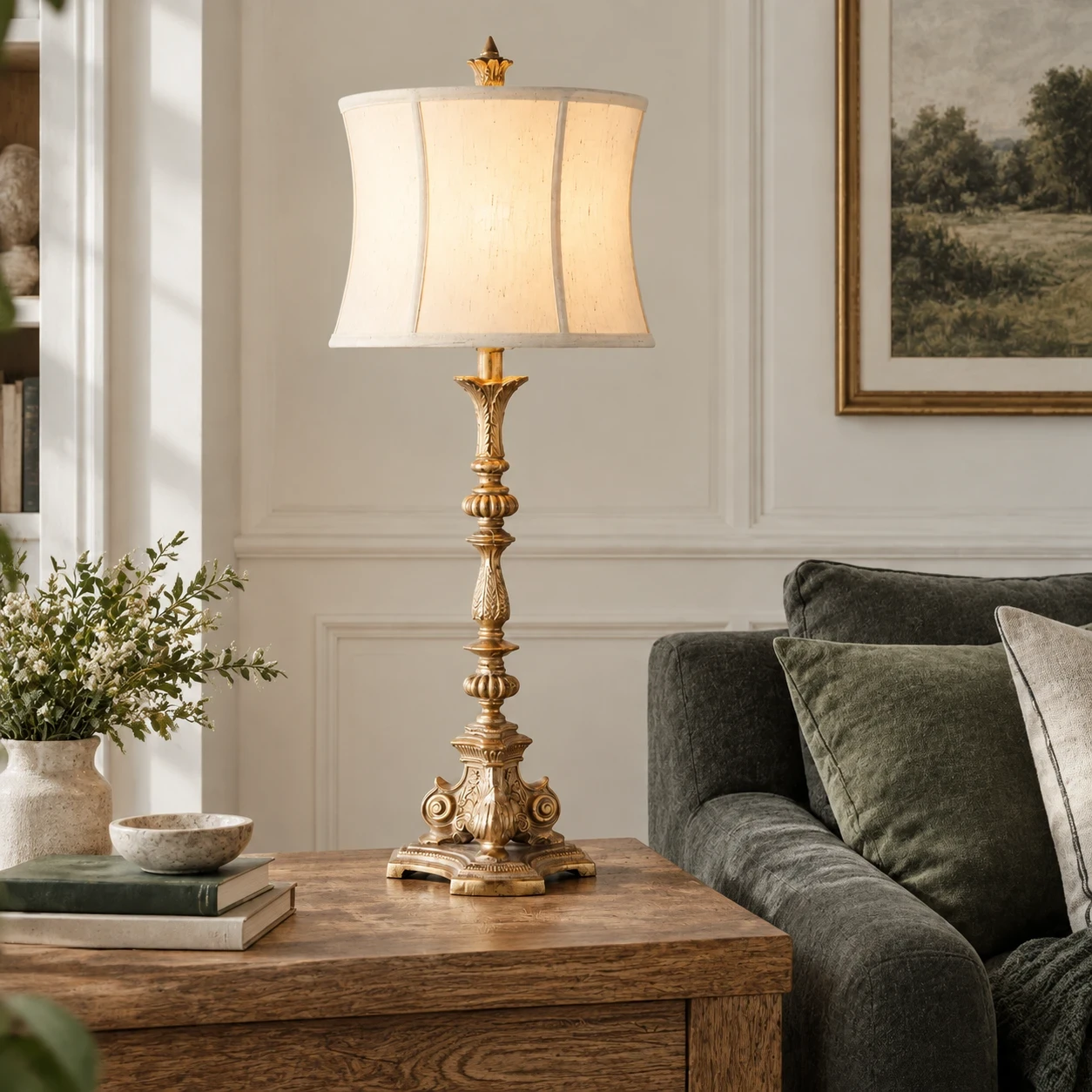 Ivory Shade table lamp gallery image