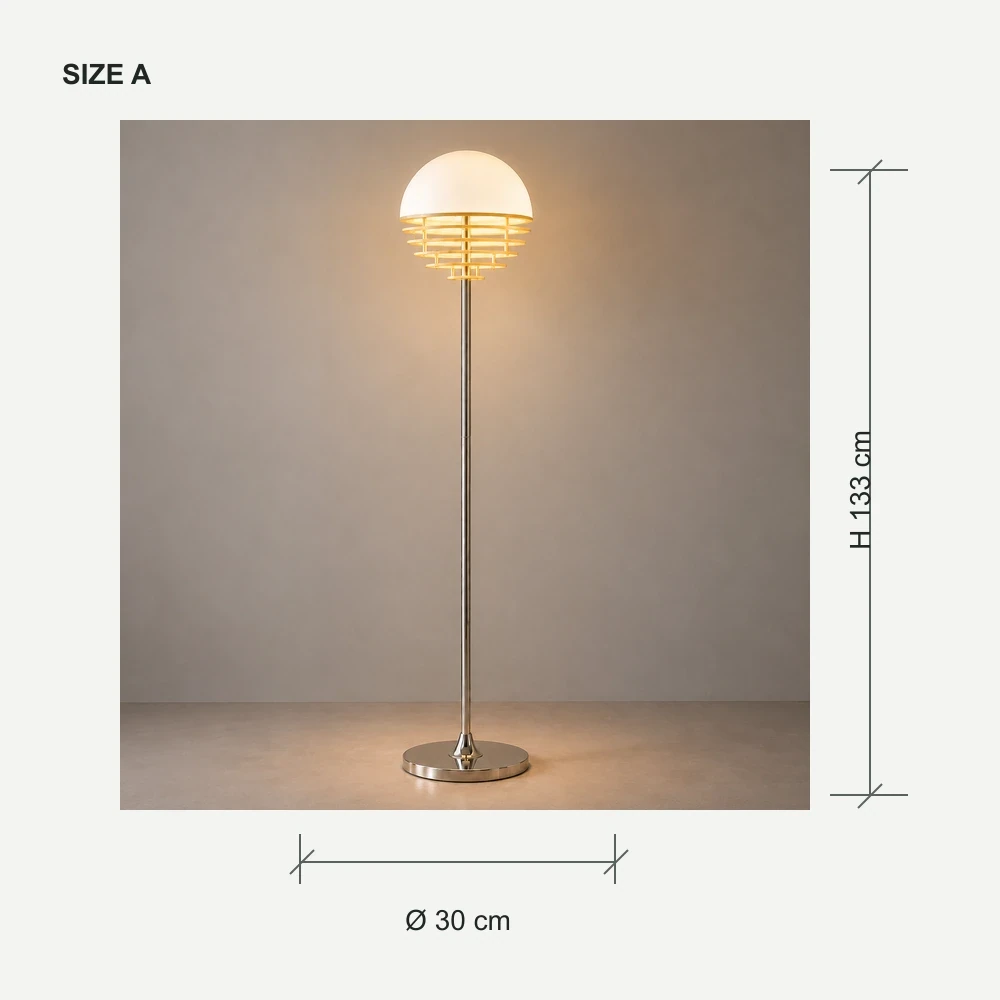 Calvero Size A: diameter 30 cm, height 133 cm