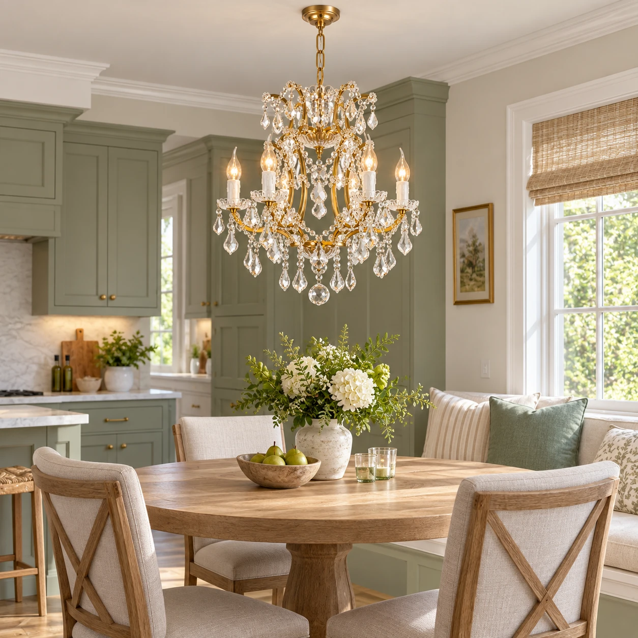 Scene · 6-Light American Breakfast Nook