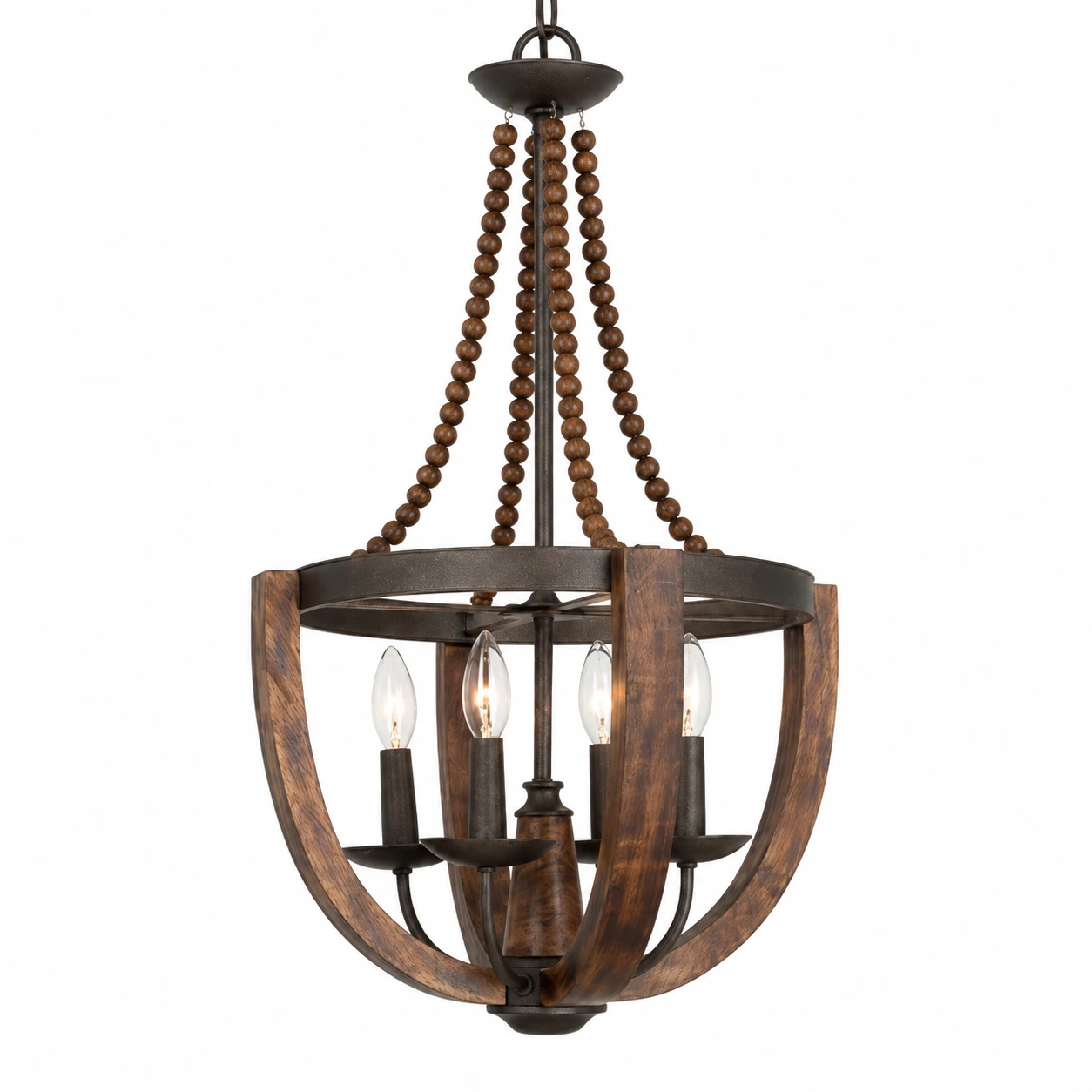 Four-Head Chandelier sku white background image