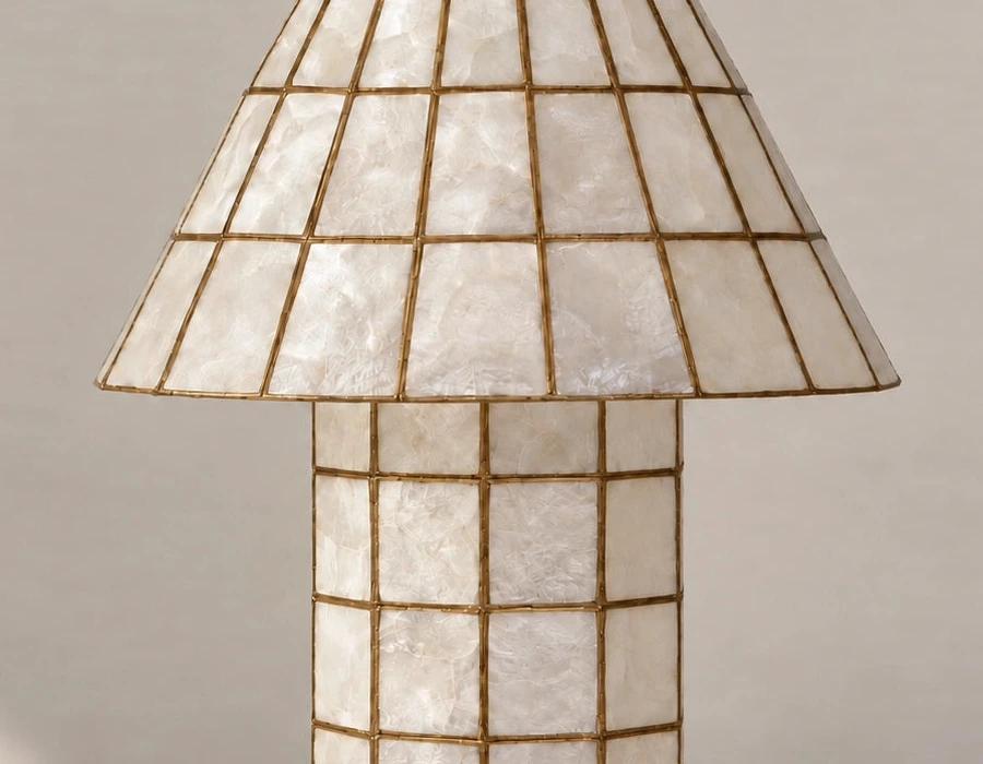 Translucent Capiz shell panels