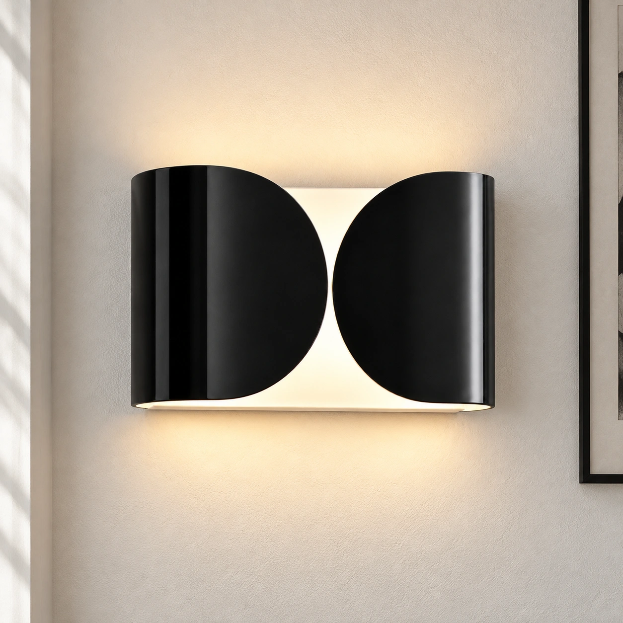 Foglio folded steel wall light hero