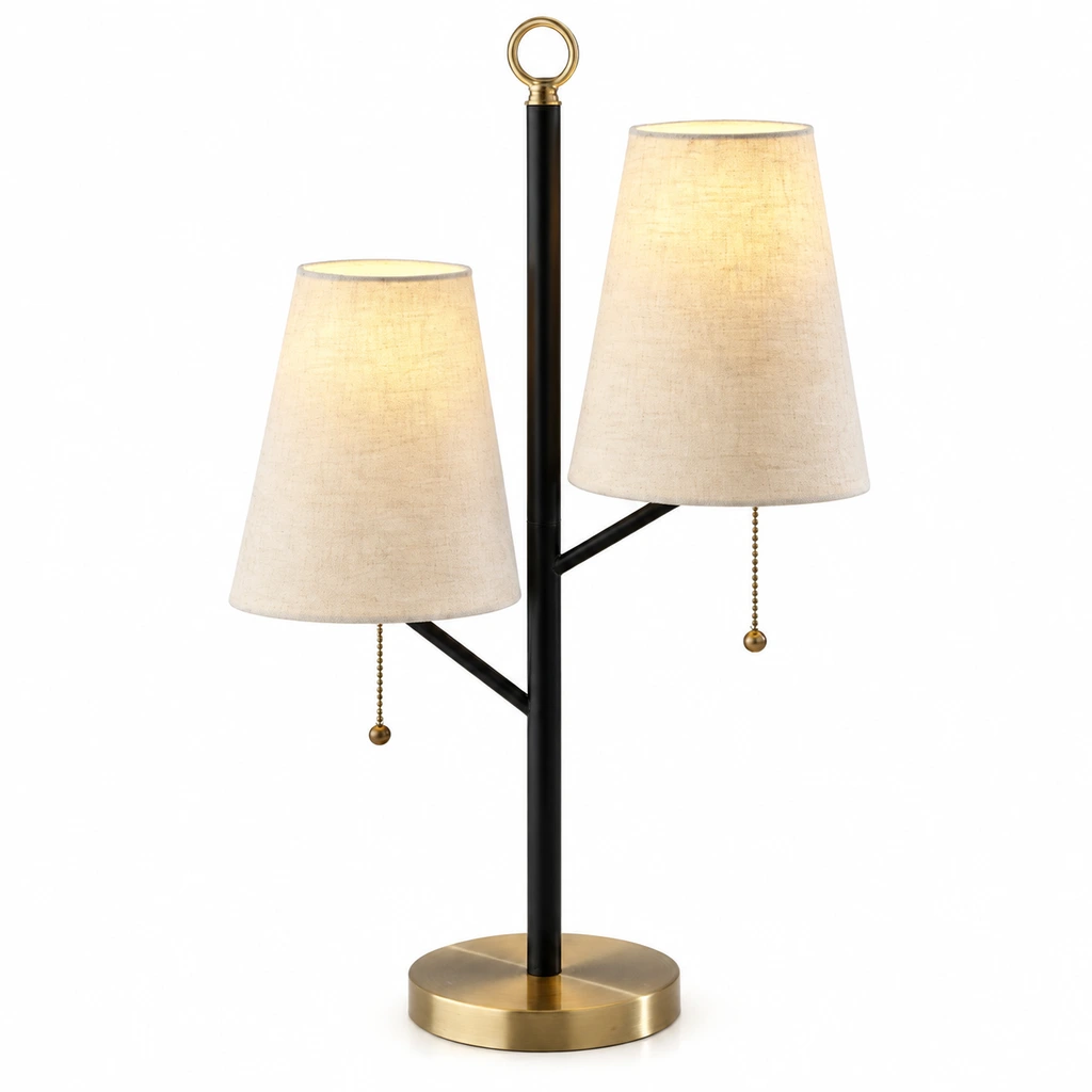 Modern metal flush-mount ceiling light on a white background