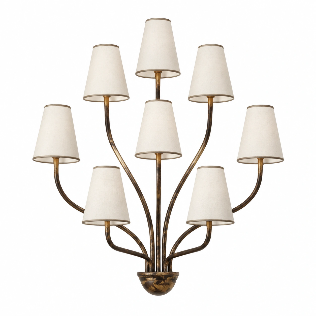 Avery carved solid wood wall sconce identity