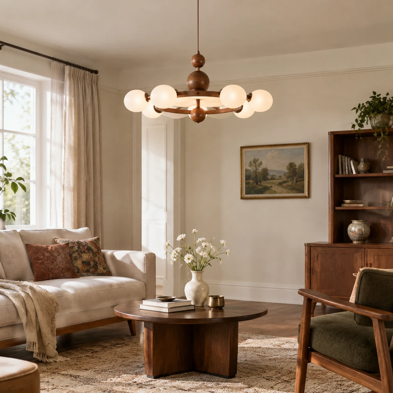 Sienna pendant in living room