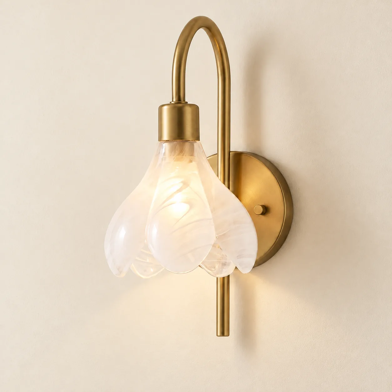 Aurelia wall sconce studio view