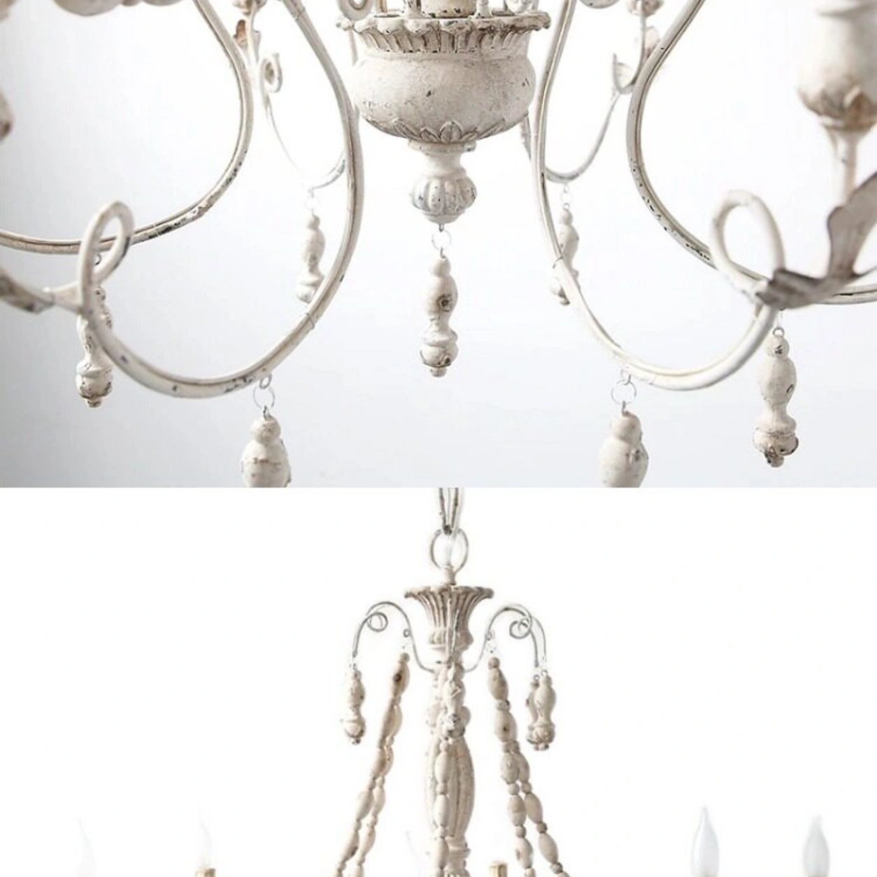 Candle arm detail