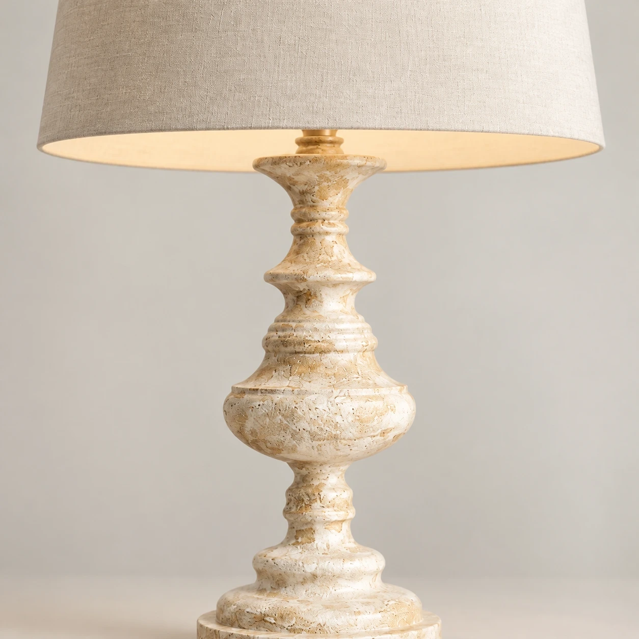 Close view of the bedside