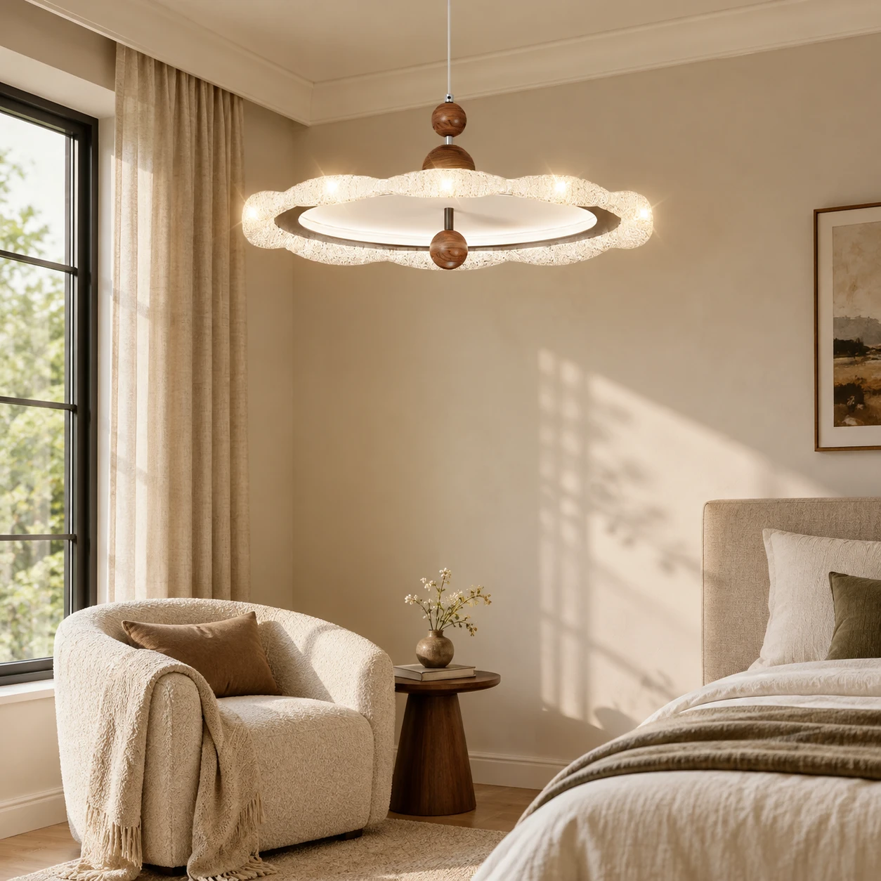 Sienna pendant in bedroom
