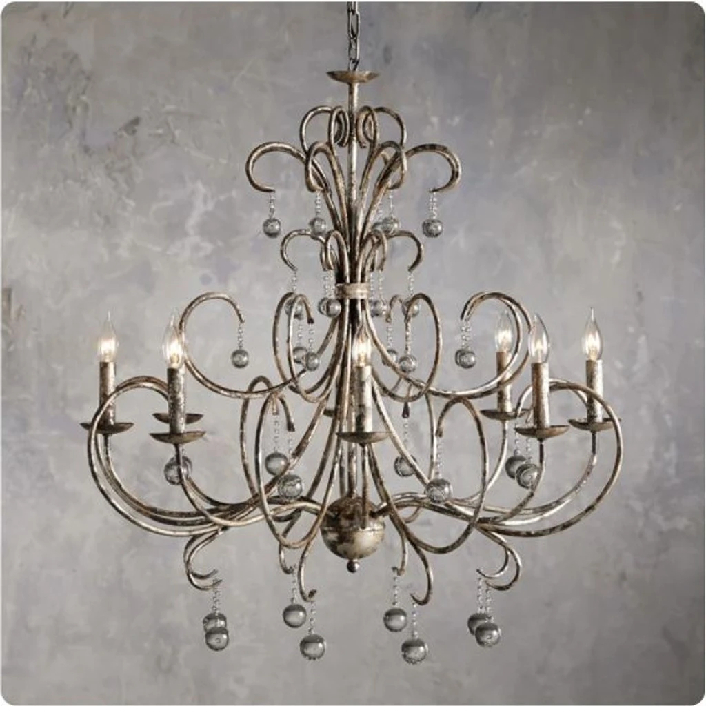 Regent chandelier on the source white background