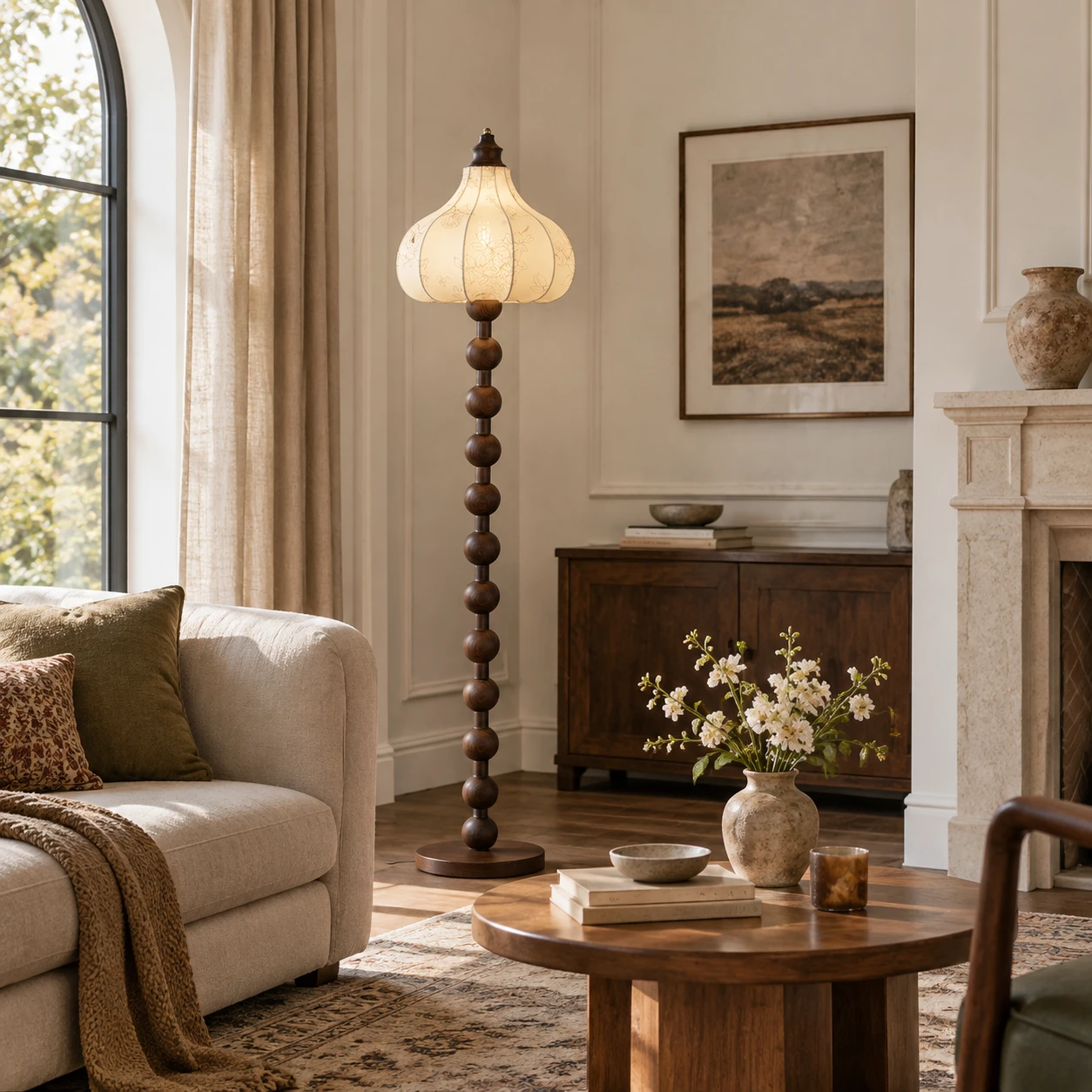Rowan pendant in living room