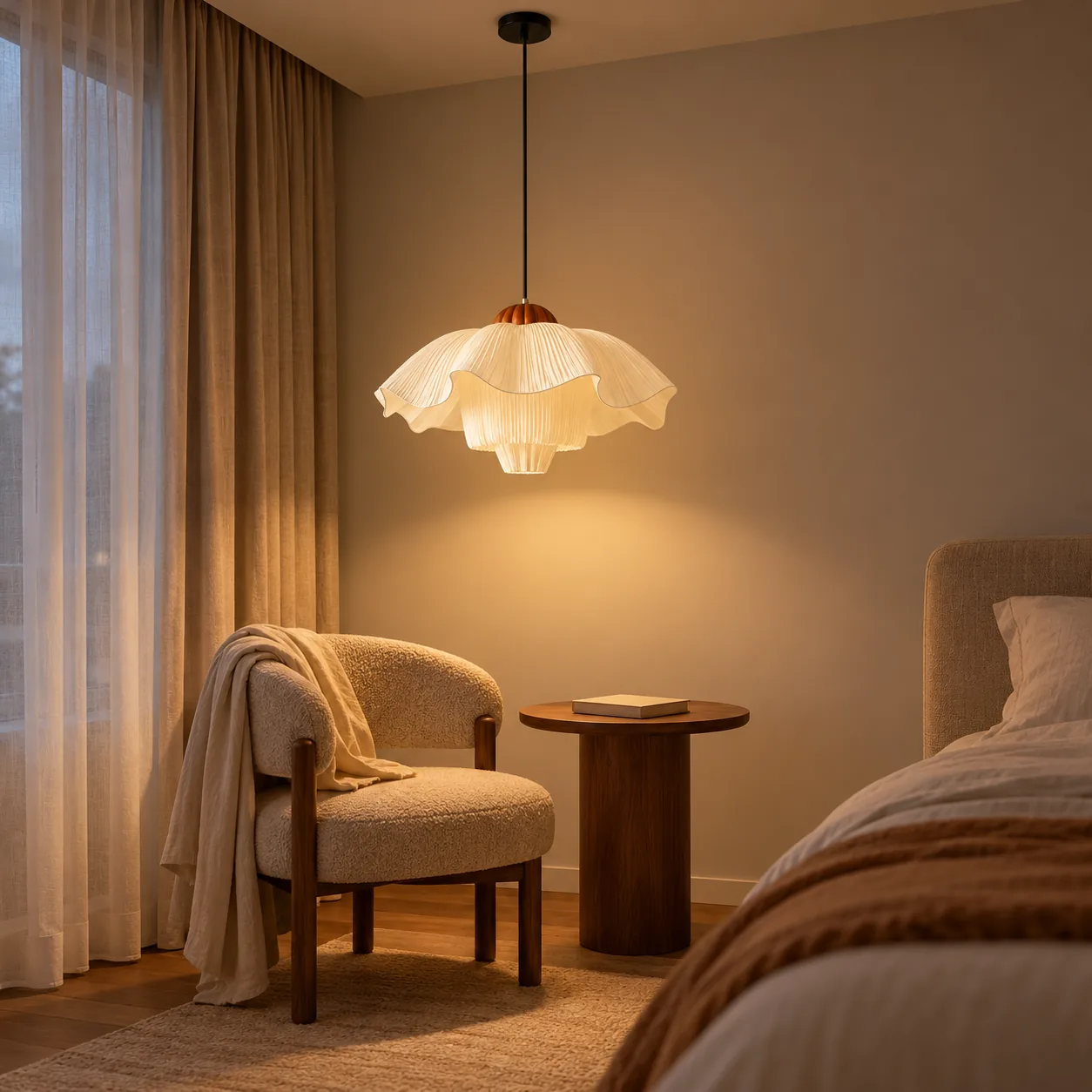 Bedroom, away from the bed