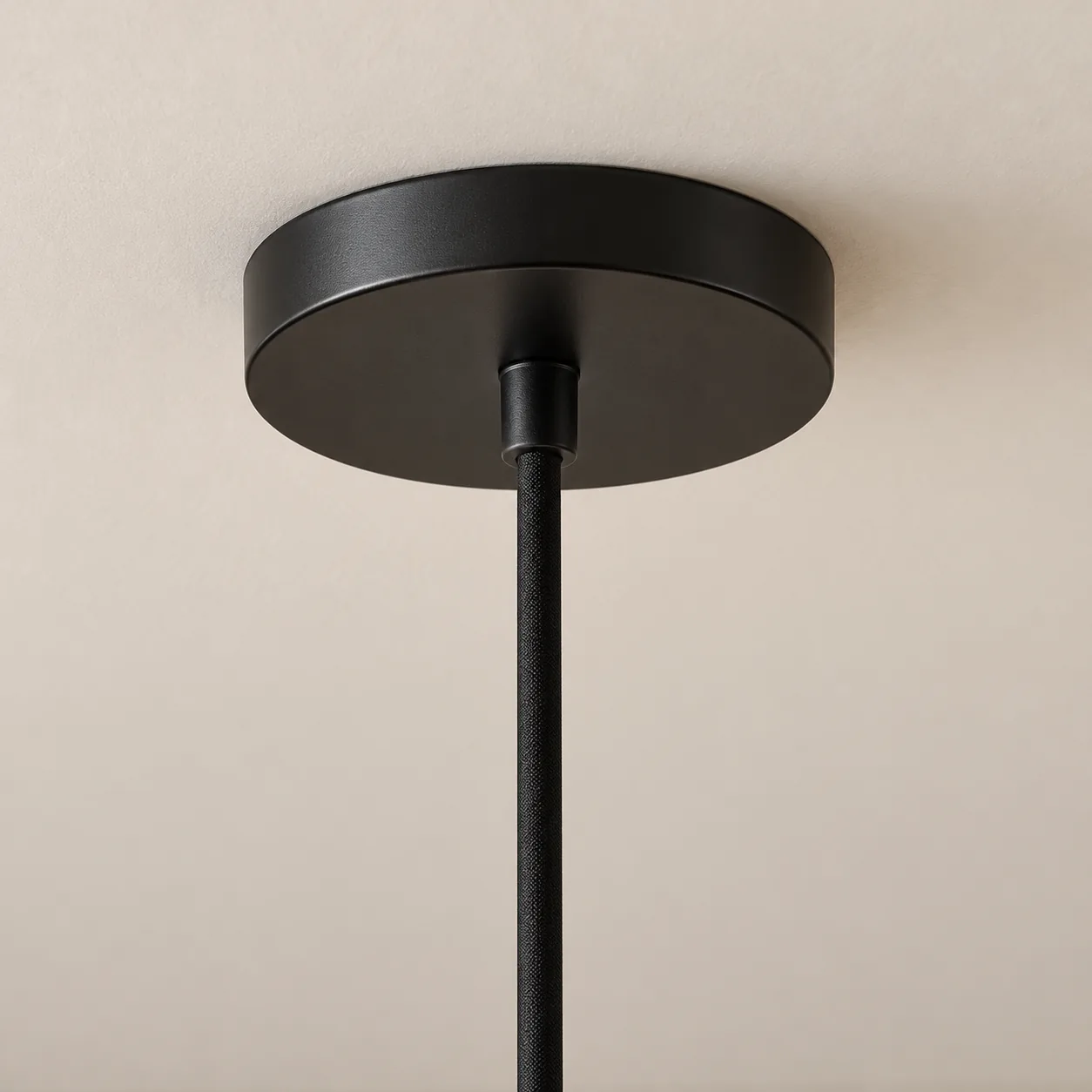 Black canopy and cord