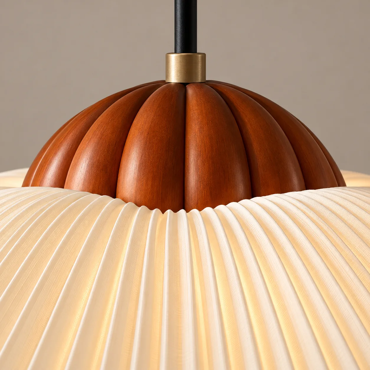 Copper fluted cap