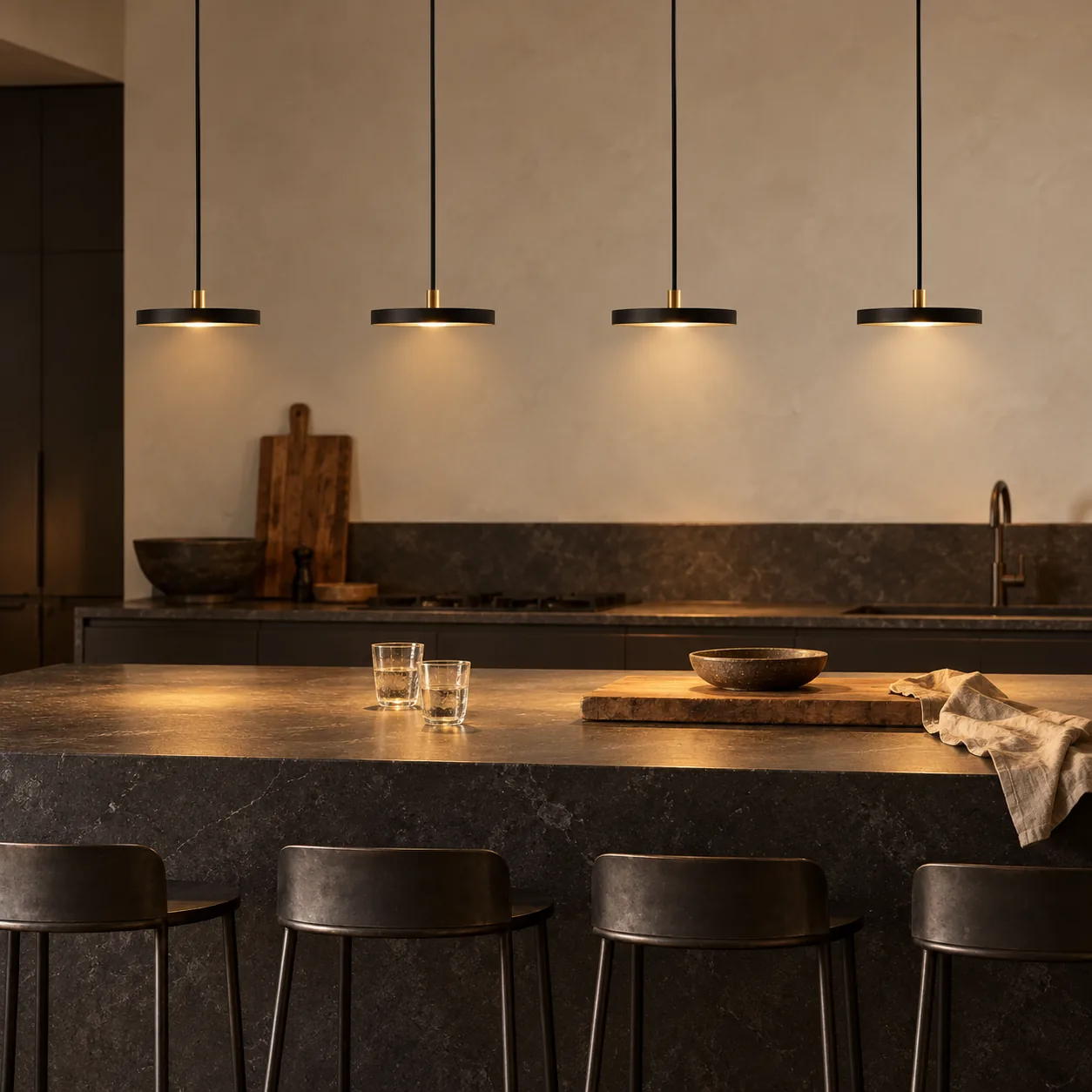 scene black 4 kitchen